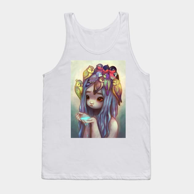 Birds on my head Tank Top by selvagemqt